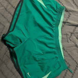 Nike Green Athletic Shorts